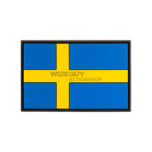 3D Rubber Patch: Sweden Flag in the group Tactical Gear / Patches at Wizeguy Sweden AB (JTG-035396)