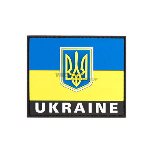 3D Rubber Patch: Ukraine Flag in the group Tactical Gear / Patches at Wizeguy Sweden AB (JTG-035407)