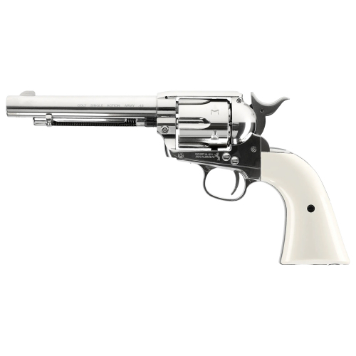 Colt SAA .45 Peacemaker 5.5 Inch Co2 Pellet 4,5mm Nickel in the group Airguns / Airguns / Airgun metal at Wizeguy Sweden AB (ag-uma-gun-0067)