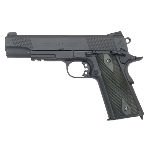 Colt 1911 Stainless RAIL GUN Series Black in the group Airsoft / Airsoft Pistols / Colt 1911 airsoft pistol at Wizeguy Sweden AB (as-cg-gun-0073)