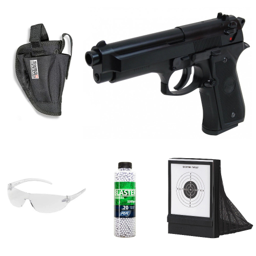 Shooting kit - M92 FS Springpistol in the group Airsoft / Airsoft package deals at Wizeguy Sweden AB (as-erbju-0004)