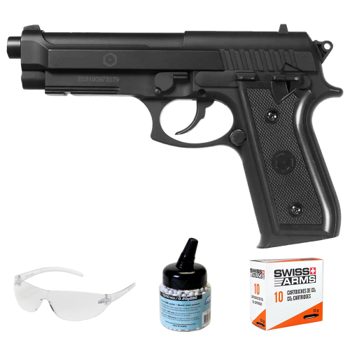 Pistol package PT92 ABS Co2 6mm in the group Airsoft / Airsoft package deals at Wizeguy Sweden AB (as-erbju-0026)