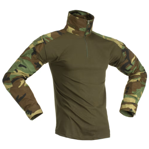 Invader Gear Combat Shirt Woodland Camo in the group Clothing / Combat Shirt at Wizeguy Sweden AB (inv-top-00008-R)