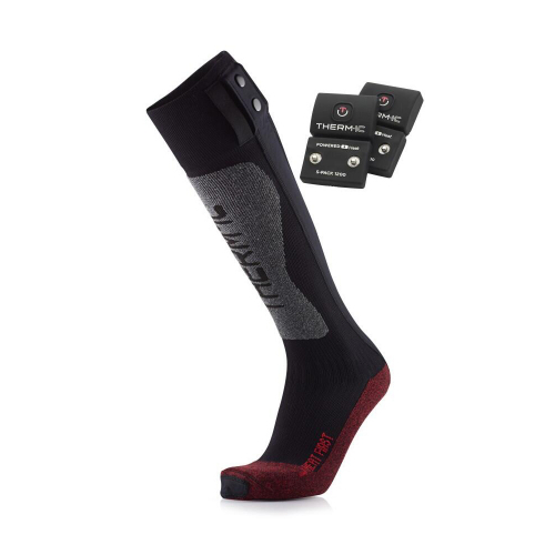 Therm-ic Socks Set First+1200 Black in the group Heated gear / Heated Socks at Wizeguy Sweden AB (therm-sock-100x-R)